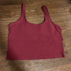 TNA by Aritzia Maroon Athletic Tank Top